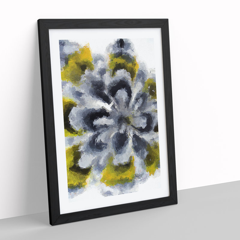 Buy Me Love Abstract - Wall Art, Black Framed, 66cm H x 48cm W x 2cm D, White