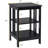 3-Tier Wooden End Table with Side Bars-1396702399