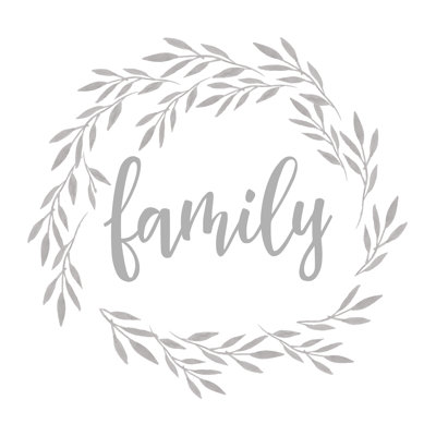 Family 3 - Wrapped Canvas Print