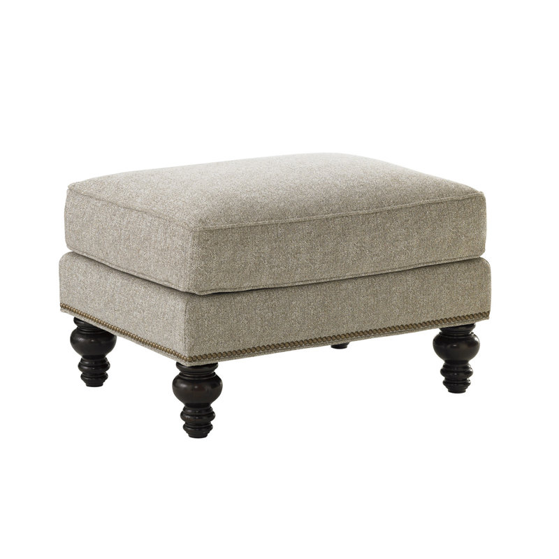 Kona Finish Elegant Amelia Ottoman, 30"W x 22"D x 19"H