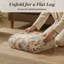 Tapis floral beige antidérapant doux et lavable pour le salon et la chambre à coucher-286357721-286481633