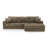 Sectional Sofa (Brown)