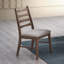 Ensemble de salle à manger moderne 5 pièces avec table de salle à manger extensible au fini noyer et 4 chaises rembourrées-1301774445-1301774444