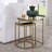 Eddica Glass Top Nesting Tables