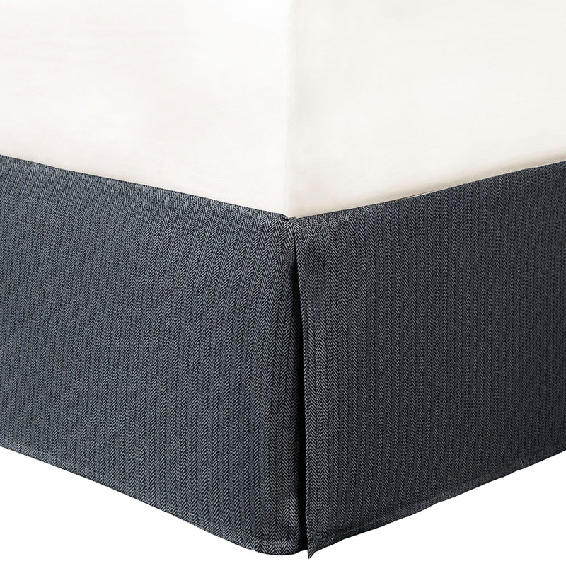 Grande chambre à coucher grise - Édredon 7 pièces à chevrons et à motif écossais Buffalo, Gray