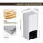 12" Bathroom Side Cabinet, Soft Close Doors, Float Mounting Design, (KD-Packing)-1931538908