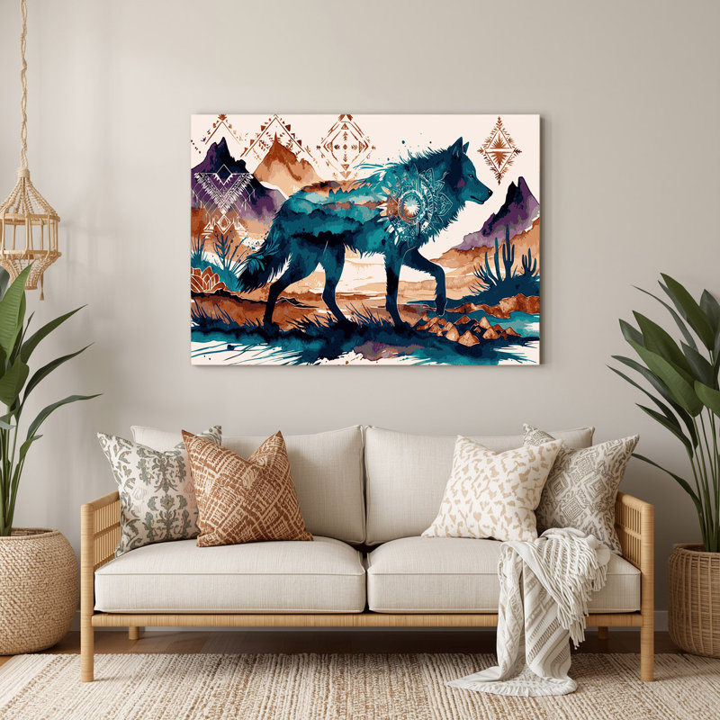 «Southwestern Animals», art loup 55, H 240 po x l 288 po x P 0,05 po