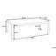 Arctic Rectangular Wood Top Dining Table with Steel Base-10480784