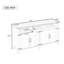 Buffet 59 po avec 4 portes Jeamess-1980160752