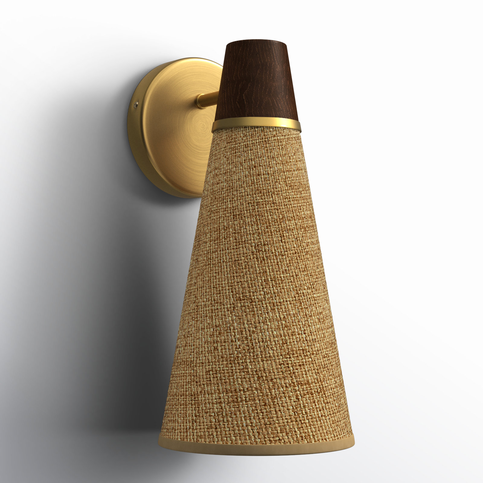 Miraz Single Light Dimmable Armed Sconce