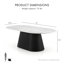 Ensemble de tables basses 3 pièces Huot