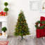 Arbre de Noël vert réaliste en épinette artificielle à DEL-718294032