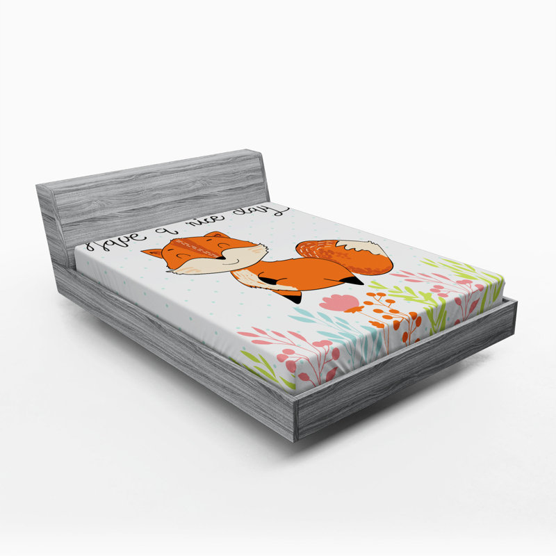 Microfiber Polka Dots Fitted Sheet, Queen Fitted Sheet