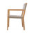 Outdoor Dining Chairs Set Of 2, Light Teak Acacia Wood Frame And Multi Light Brown PE Wicker, Ideal For Patios, Gardens