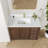 Jakarta 42" Single Bath Vanity with Silk White Quartz Stone Top-428862272-428862273