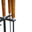 Wooden Handle Round Companion Set H73cm W24cm