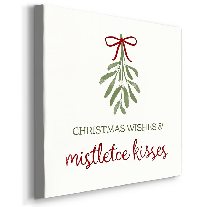 Mistletoe Wishes II, H 16 po x l 16 po x P 1,5 po