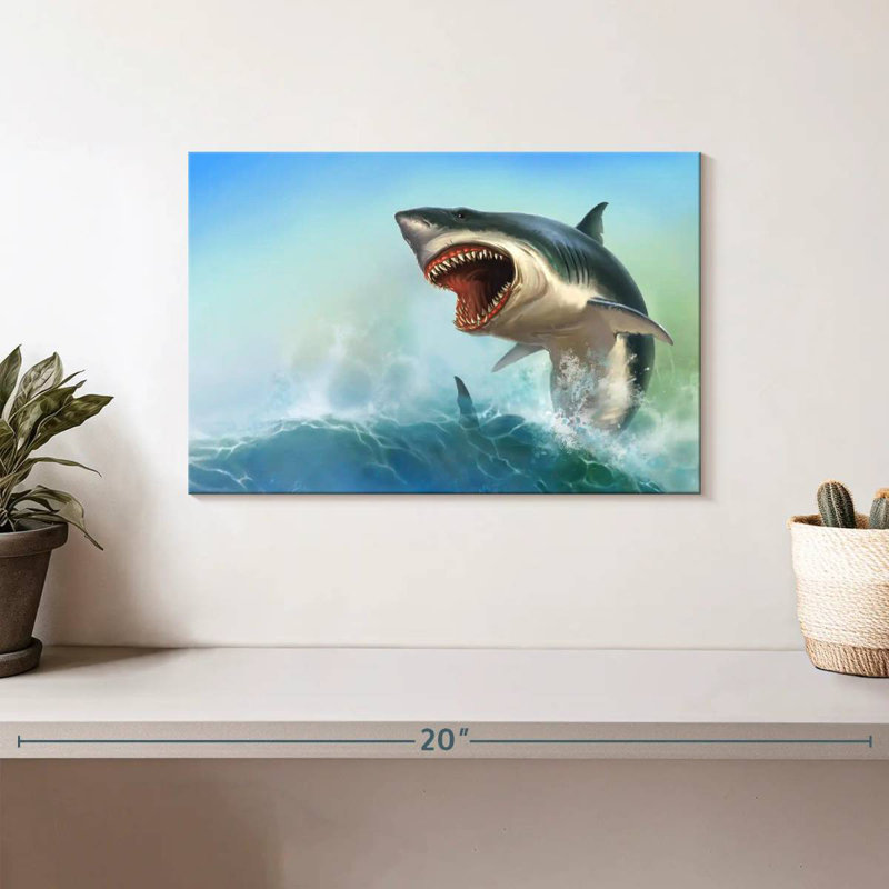 Crowle effrayant requin