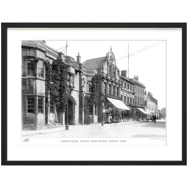 Grantham, Angel And Royal Hotel 1904 - Single Picture Frame Print, 43.5cm H x 53.4cm W x 2.3cm D