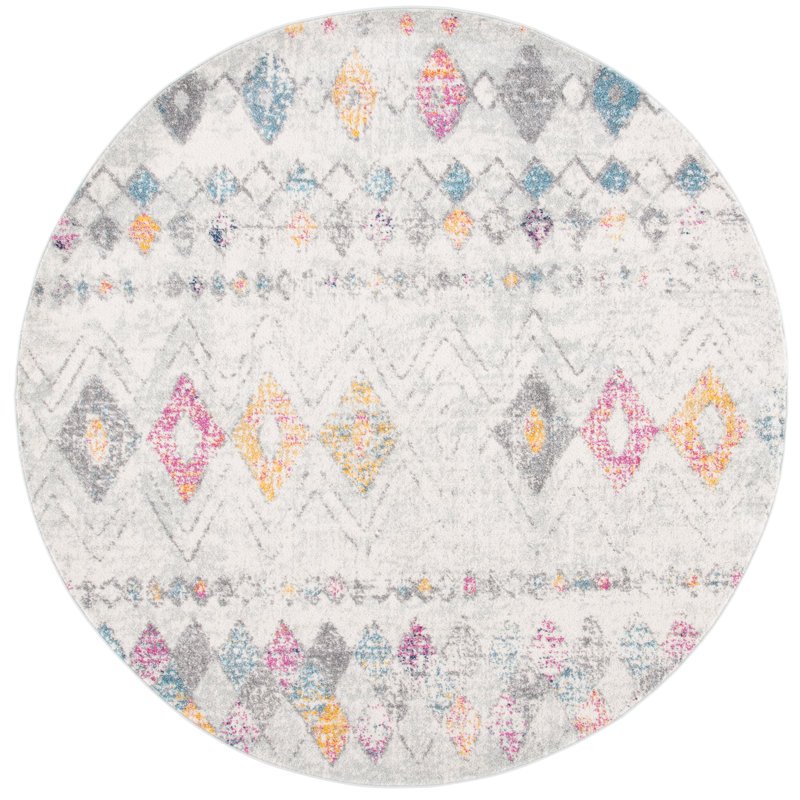 Segars 700 Performance Southwestern Rug, Round 5'3"