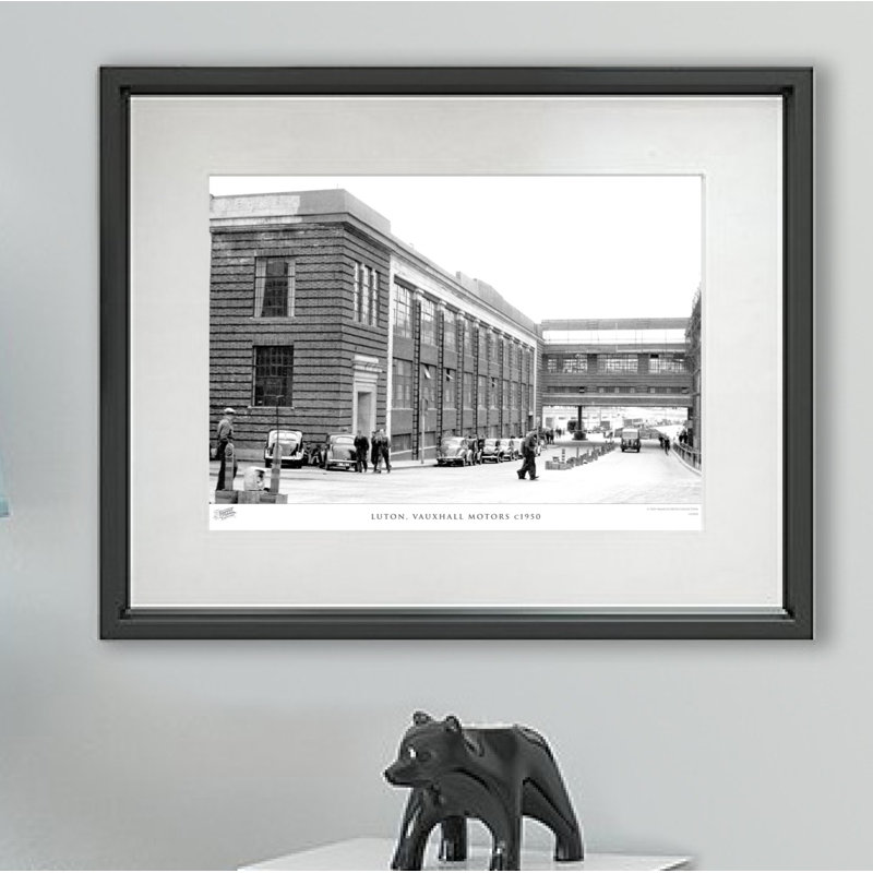 Luton, Vauxhall Motors C1950 - Single Picture Frame Print, 40cm H X 50cm W x 2cm D