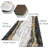Black Gold Marble Kitchen Mat And Carpet