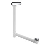 Clearflo Slotted 1.5" Leg Tub Drain with Overflow