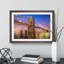 Brooklyn Bridge at Night in Abstract - Picture Frame Graphic Art Print-55681125-55681126
