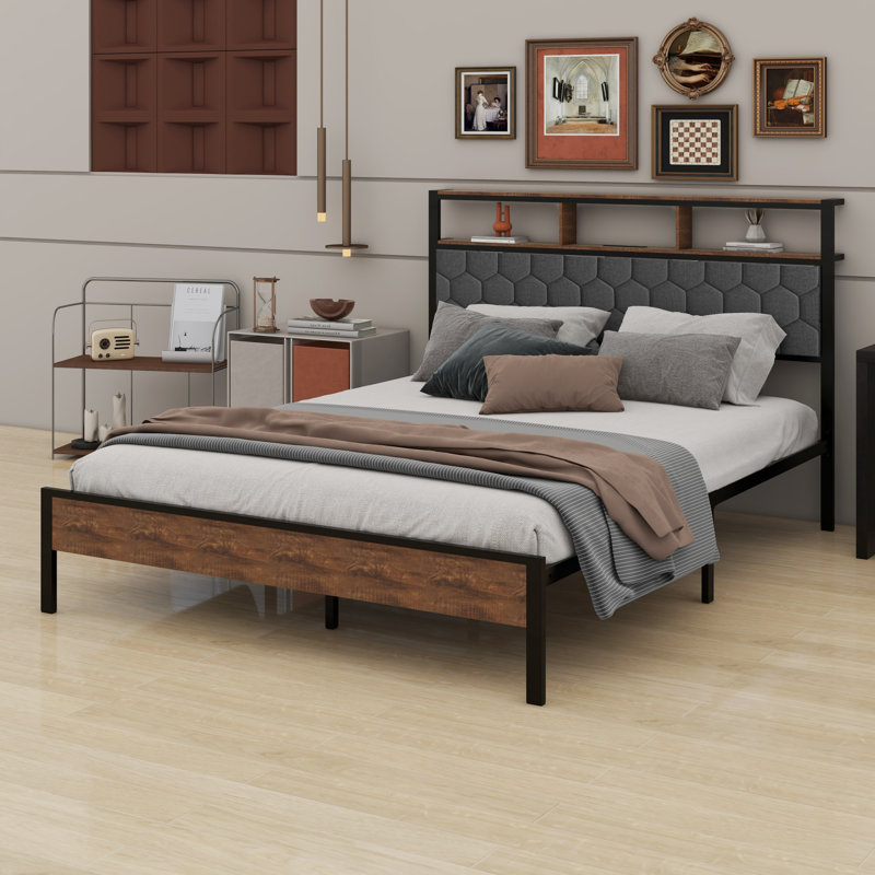 Table de chevet avec lit doux, Grand