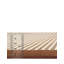 Tapis brun / beige en polypropylène tissé à la machine à motif géométrique Gourlie-586673065