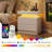 LED Nightstand with Drawers-176244444