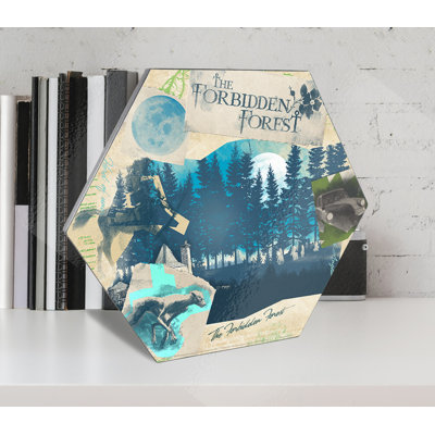 Harry Potter (The Forbidden Forest) Knexagon Wood Print