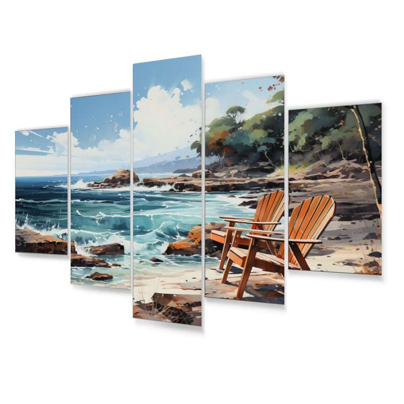 Coastal Nautical & Beach Wall Decor on Metal