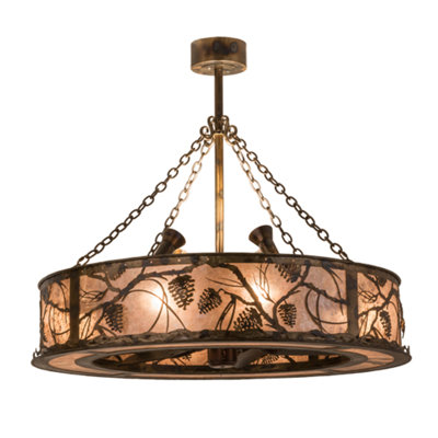 Whispering Pines Downrod Ceiling Fan