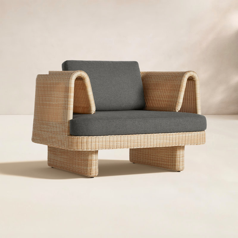 Loophole Outdoor Lounge Chair, Gray