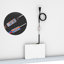 Miroir de salle de bain 60 po x 40 po avec DEL, imperméable, cadre en aluminium, contrôle tactile intelligent, fixation murale pour la salle de bain