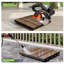 Carrelage extérieur durable 27 pièces Hdpe, grain de bois moderne pour piscine de patio
