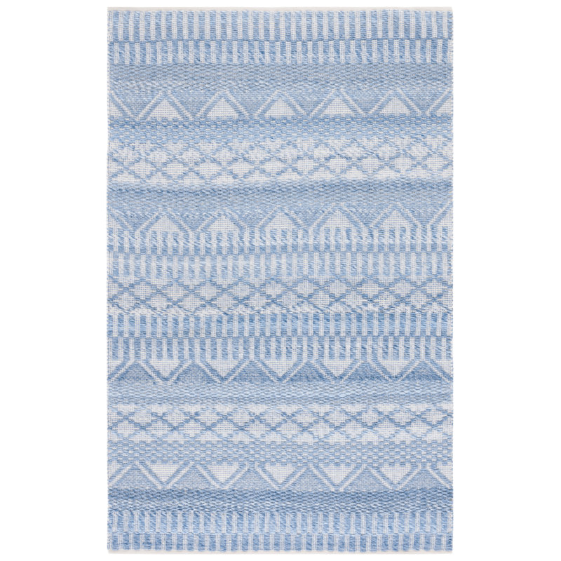 Alicia-Marie Hand Woven Performance Southwestern Rug, Rectangle 5' x 8'