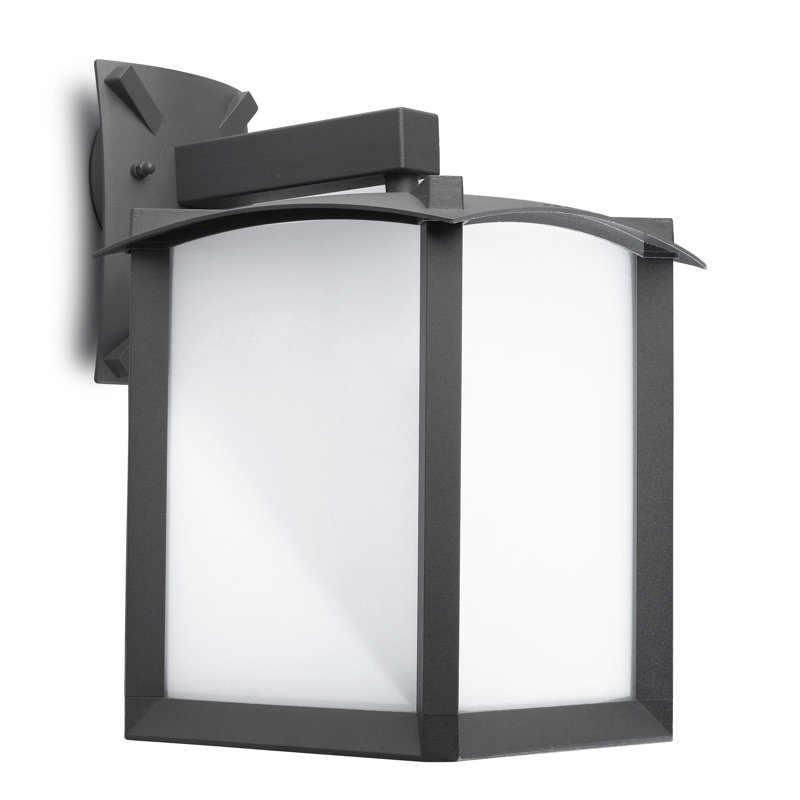 Outdoor Wall Lantern, 33cm H x 21cm W x 26cm D, Urban Grey