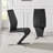 Scottsmoor Modern High Gloss Halo 6 Seater Dining Table Set with Luxury Faux Leather Dining Chairs-961680142-1071121740