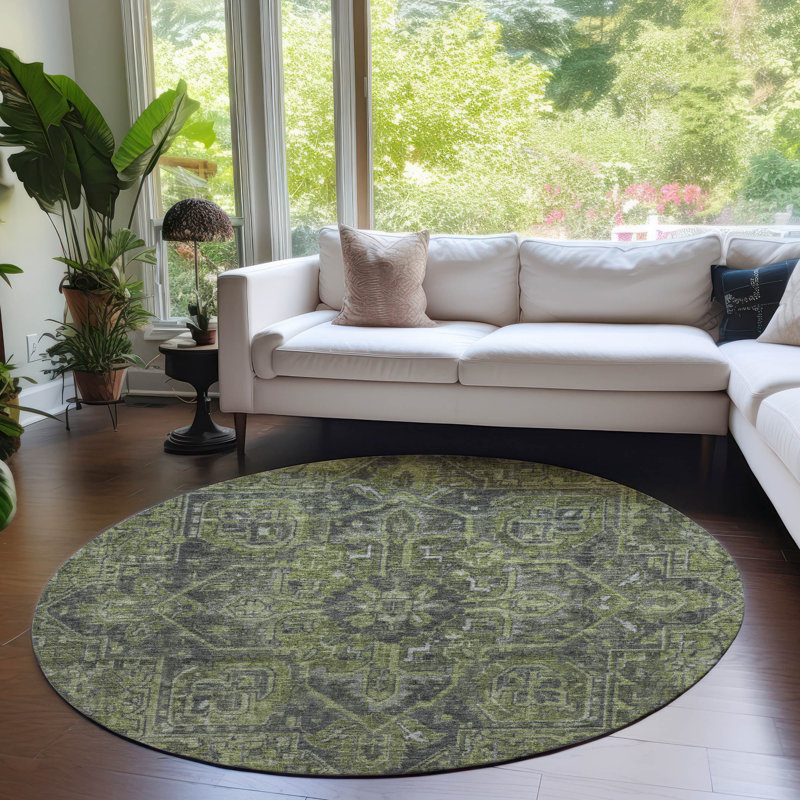 Tapis intérieur / extérieur Bridesdale, Rond 8 pi