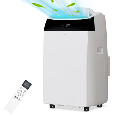 3-in-1 Portable AC Unit with Dehumidifier & Fan, 14,000 BTU Portable Air Conditioner with Remote Control, Energy Efficient Cooling up to 750 Sq.Ft