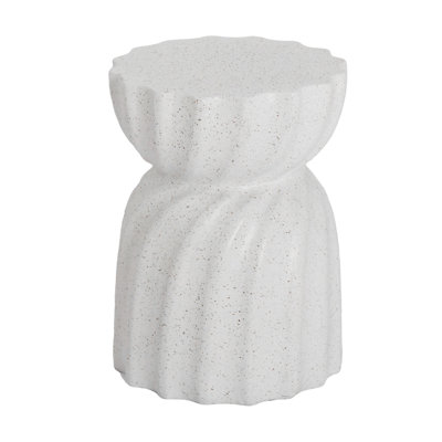 14.2'' Stone Outdoor Side Table
