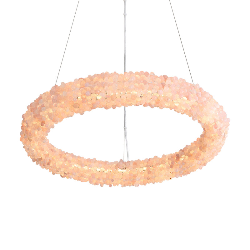 Migdalia 22" LED Chandelier, Coral