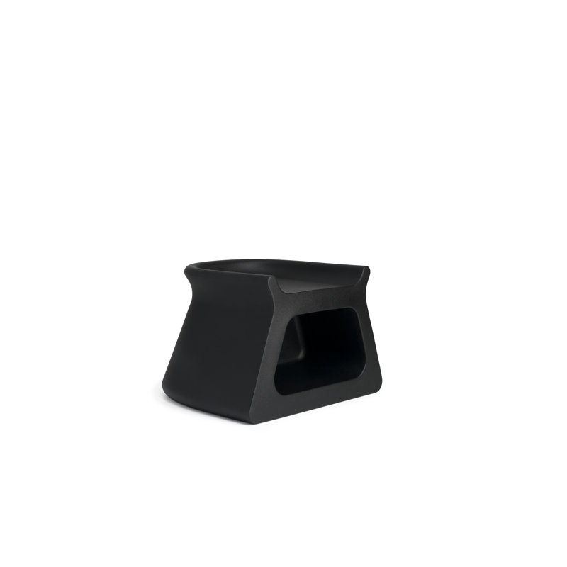 Pal Plastic Coffee Table, Black