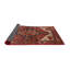 Tapis oriental orange / bleu marine-887328114