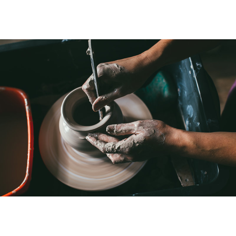 Twisted Potter's Wheel - Wrapped Canvas Print, 30cm H x 46cm W x 3.8cm D