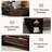 77.9 Inch L-Shaped Executive Office Desk With File Drawers And Cabinet For Home Office-655013350