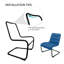 Fauteuil d'appoint rembourré Chumy-444017753