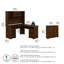 Ensemble de bureau d'ordinateur en L 3 pièces Shelonda-1273770164